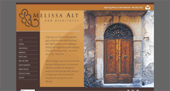 Desktop Screenshot of melissaalt.com